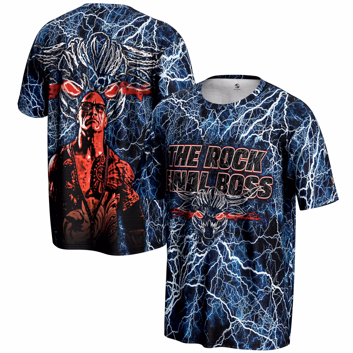 Youth Blue The Rock The Final Boss Graphic T-Shirt 14 Youth Blue The Rock The Final Boss Graphic T-Shirt
