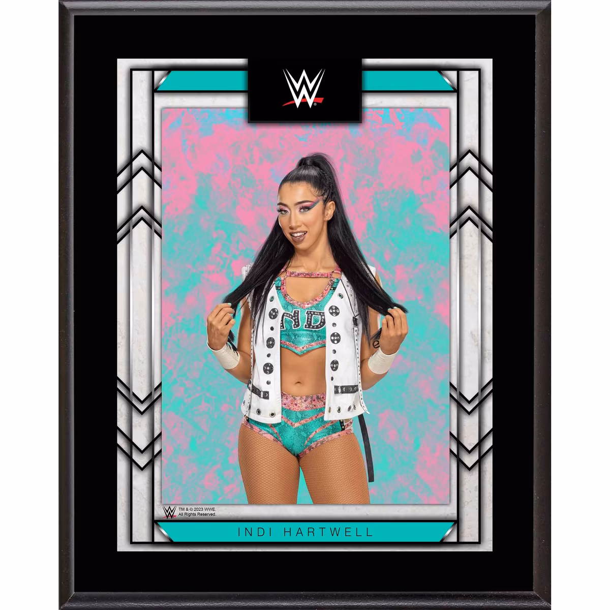 Indi Hartwell WWE 10.5" x 13" Sublimated Plaque 6 Indi Hartwell WWE 10.5" x 13" Sublimated Plaque