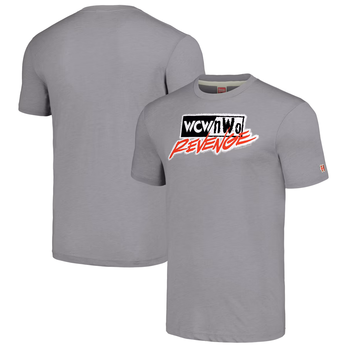 Men's Homage Heather Gray WCW/nWo Revenge Tri-Blend T-Shirt