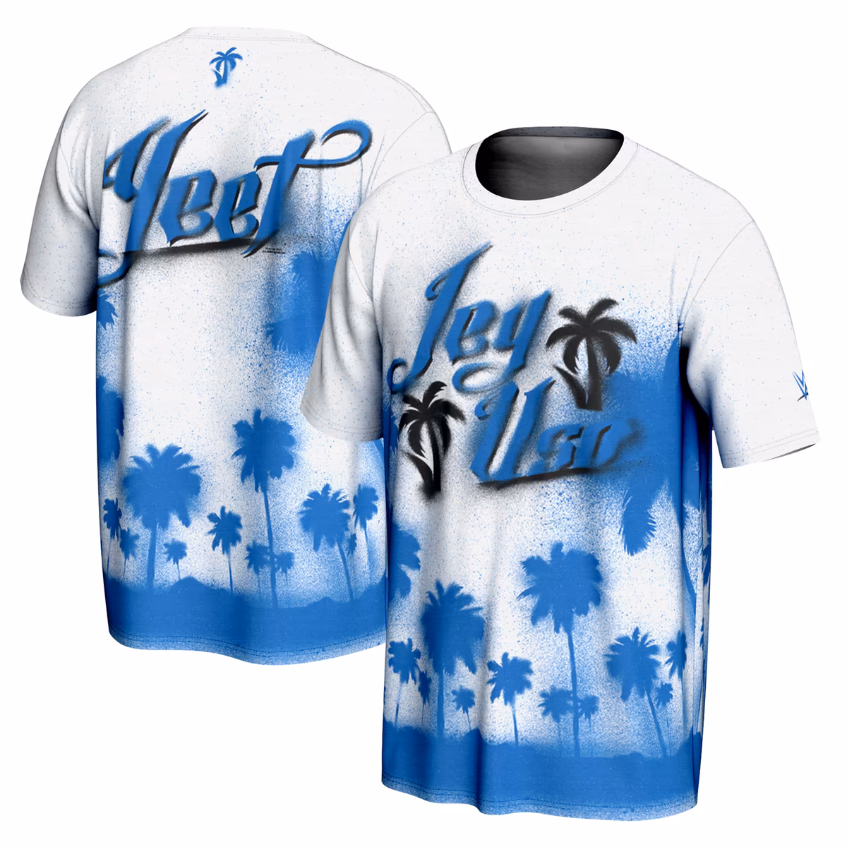 Youth ProSphere White Jey Uso Palm T-Shirt 3 Youth ProSphere White Jey Uso Palm T-Shirt