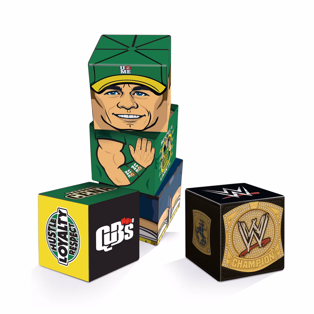 John Cena You Can't See Me Magnetic QuBee Fidget Figure 4 John Cena You Can't See Me Magnetic QuBee Fidget Figure