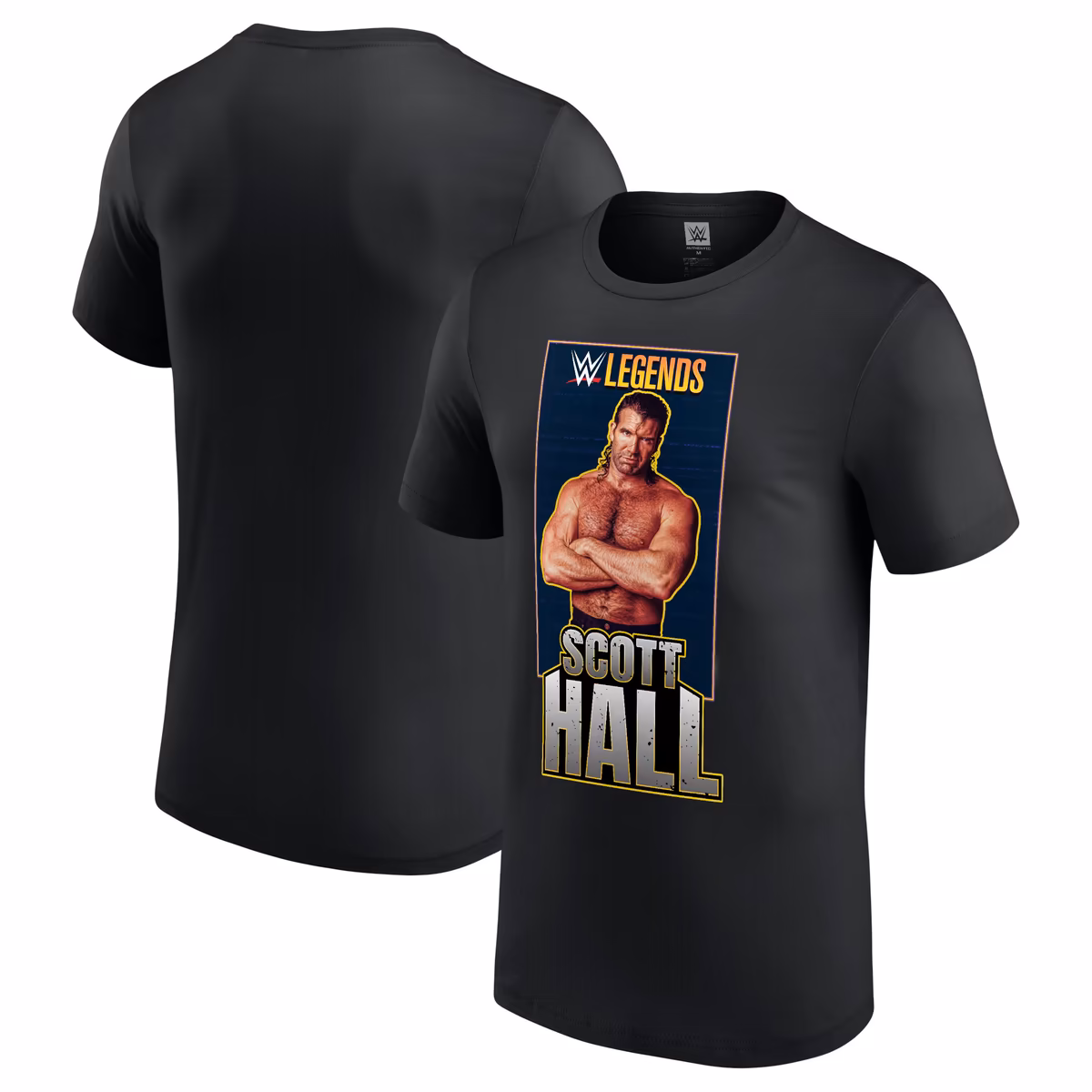 Men's Black Scott Hall WWE Legends T-Shirt