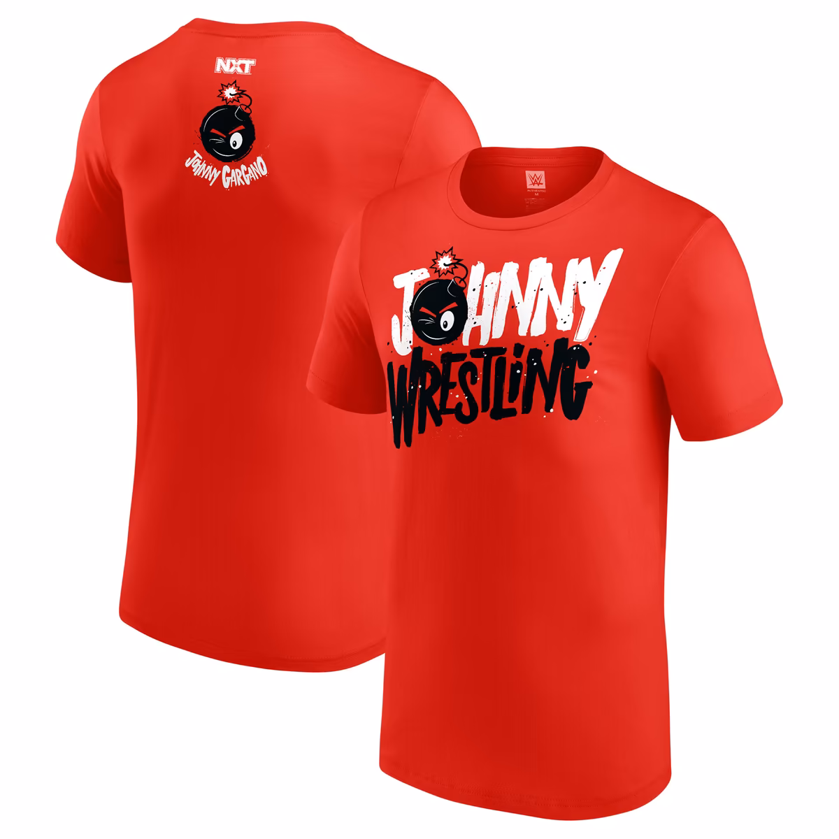 Men's Red Johnny Gargano NXT Debut Authentic T-Shirt 2 Men's Red Johnny Gargano NXT Debut Authentic T-Shirt