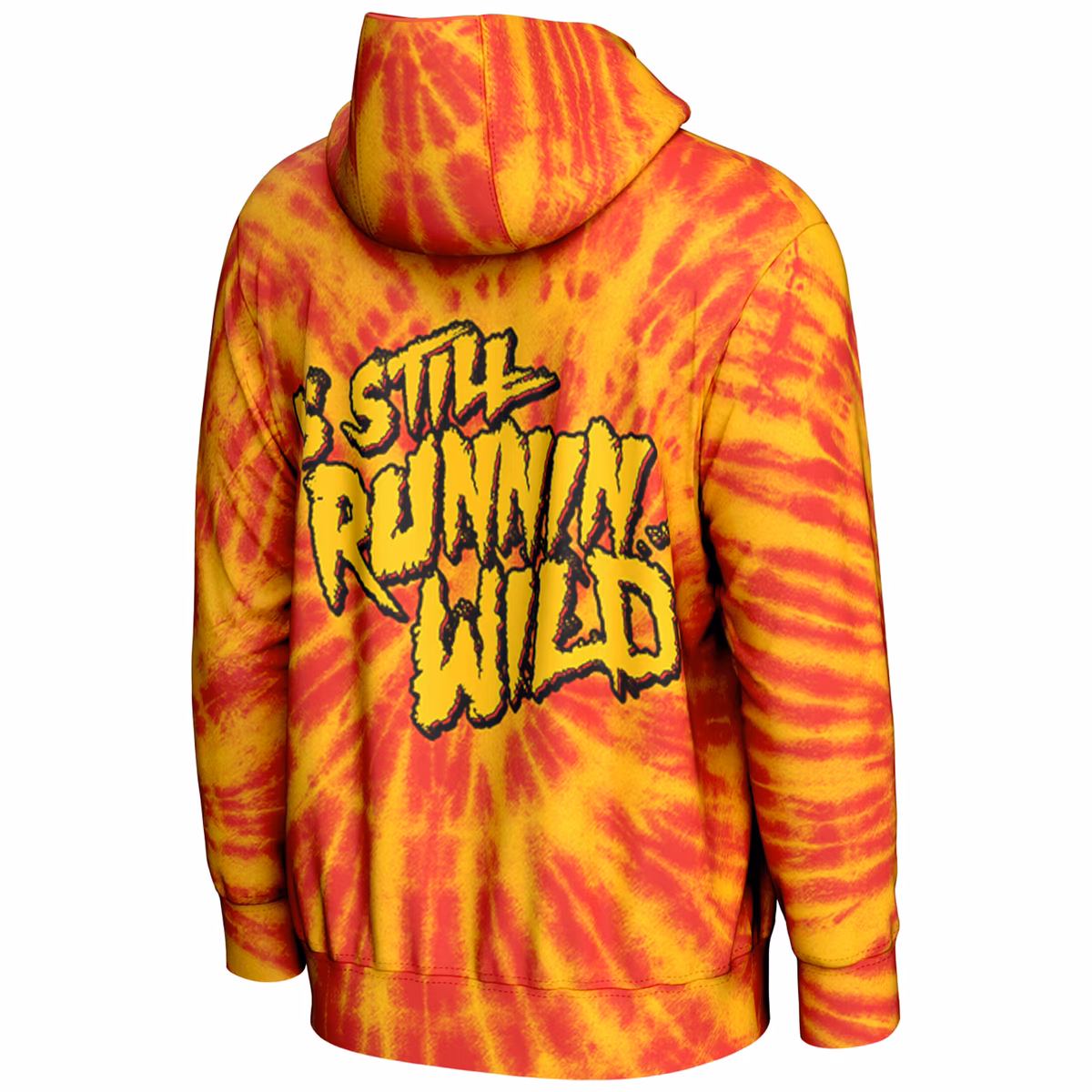 Men's ProSphere Yellow Hulk Hogan Tie Dye Hoodie 4 Men's ProSphere Yellow Hulk Hogan Tie Dye Hoodie