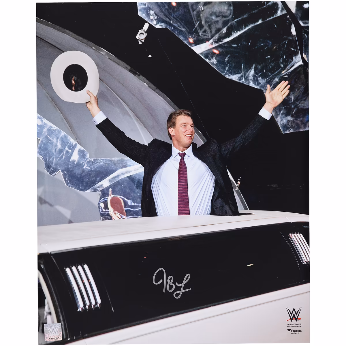 John Layfield WWE Autographed 16" x 20" Entrance Photograph 2 John Layfield WWE Autographed 16" x 20" Entrance Photograph