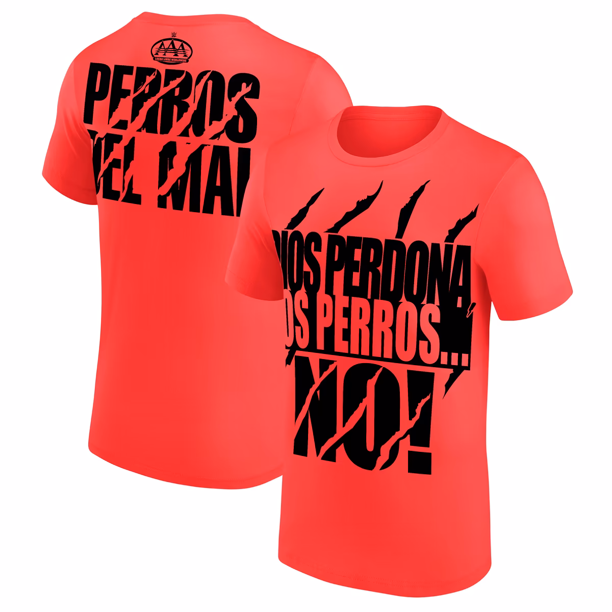 Men's Red Los Perros del Mal No Perdonan T-Shirt