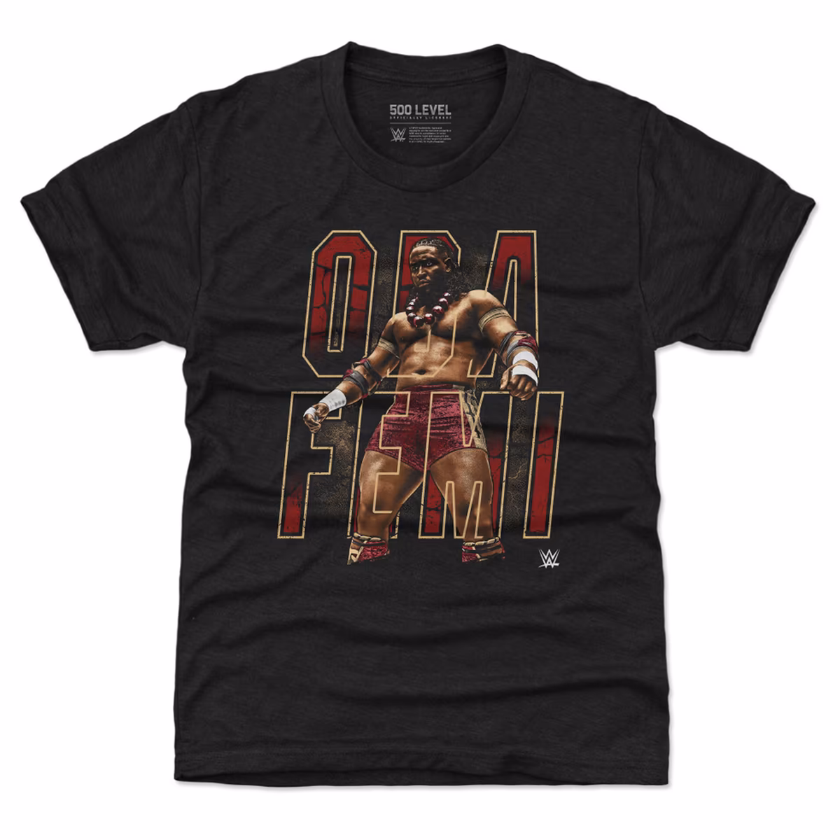 Youth 500 Level Black Oba Femi Outline Name T-Shirt 1 Youth 500 Level Black Oba Femi Outline Name T-Shirt
