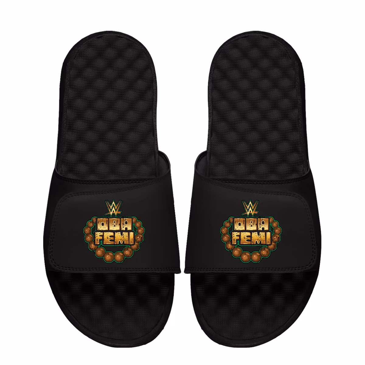 Youth ISlide Black Oba Femi Name Chain Motive Slide Sandals 2 Youth ISlide Black Oba Femi Name Chain Motive Slide Sandals