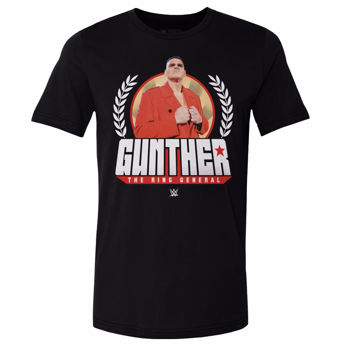 Men's 500 Level Black Gunther The Ring General Pose T-Shirt