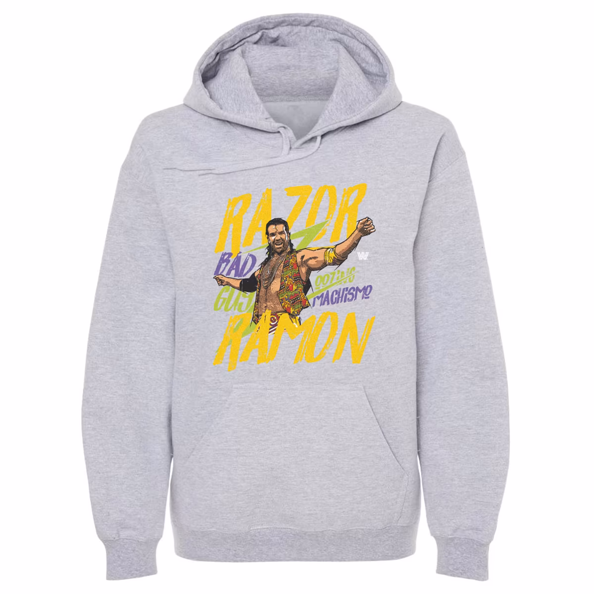 Men's 500 Level  Gray Razor Ramon Bad Guy Pullover Hoodie
