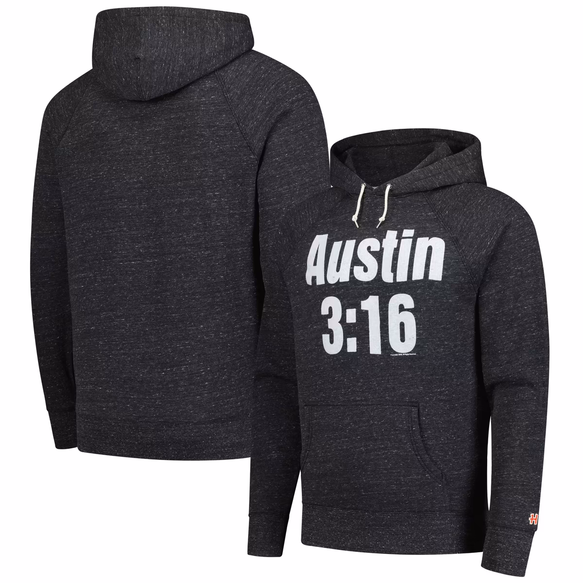 Men's Homage Charcoal "Stone Cold" Steve Austin Austin 3:16 Tri-Blend Raglan Pullover Hoodie 9 Men's Homage Charcoal "Stone Cold" Steve Austin Austin 3:16 Tri-Blend Raglan Pullover Hoodie
