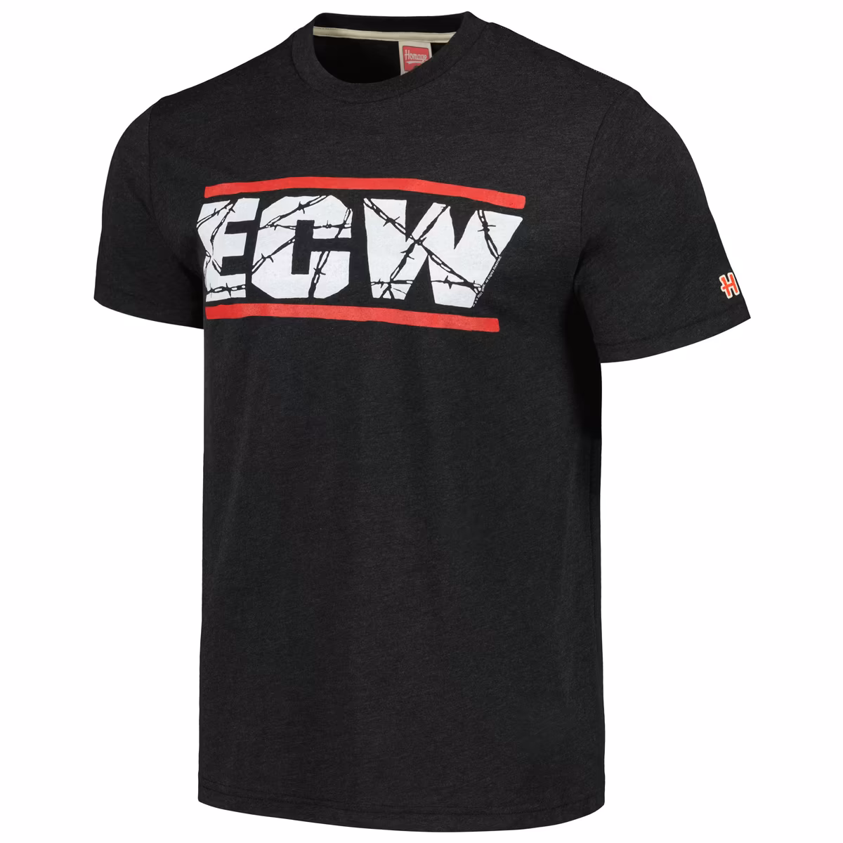 Men's Homage Heather Black ECW Tri-Blend T-Shirt 3 Men's Homage Heather Black ECW Tri-Blend T-Shirt