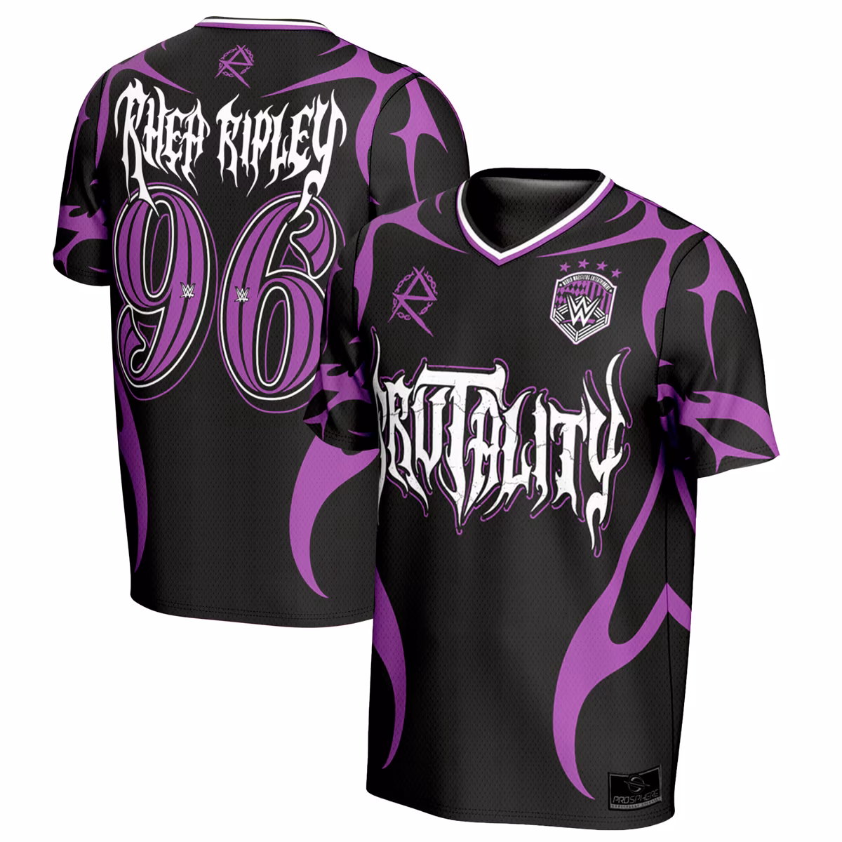 Youth ProSphere Black Rhea Ripley Soccer Jersey 3 Youth ProSphere Black Rhea Ripley Soccer Jersey