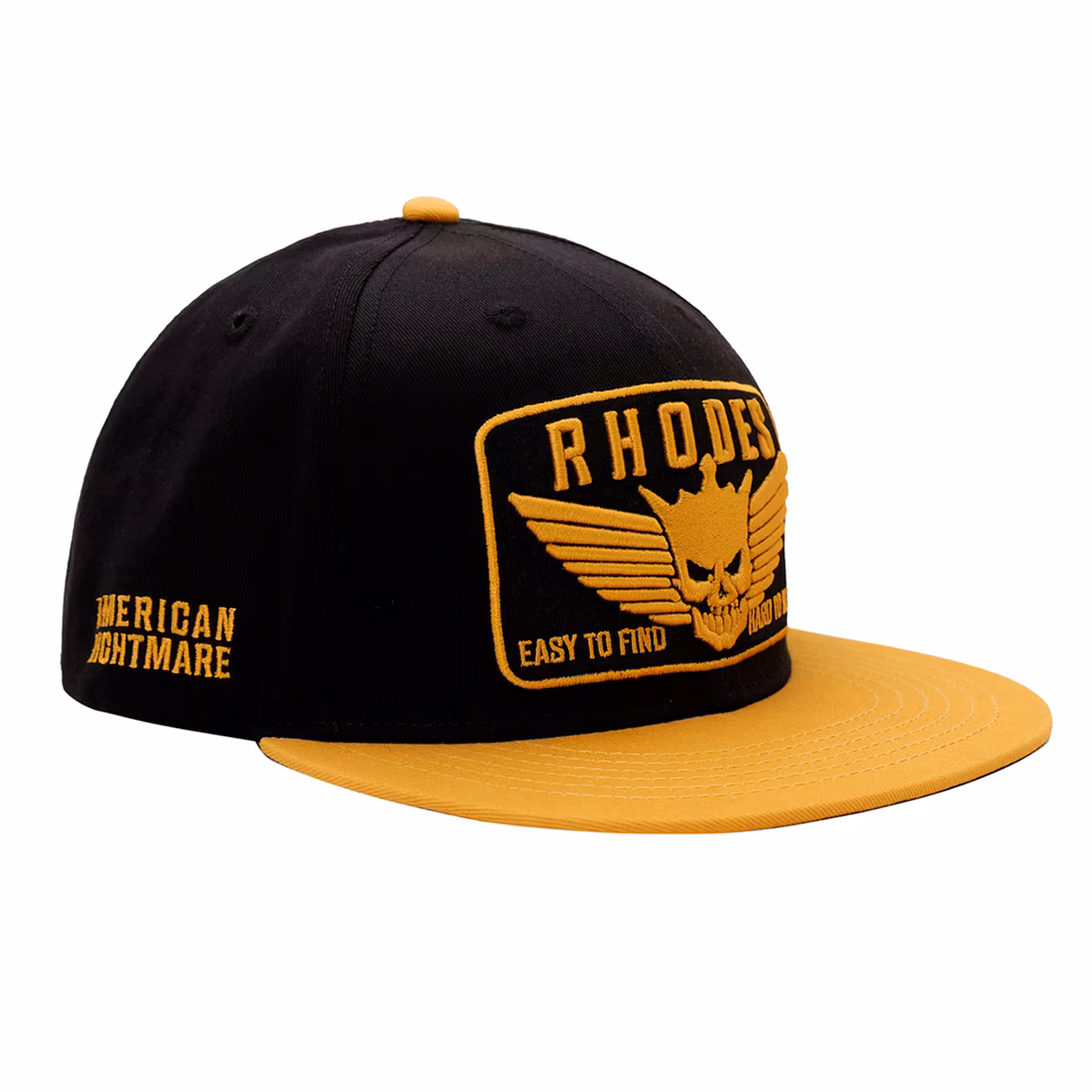 Men's Black/Gold Cody Rhodes Easy To Find Hard To Beat Snapback Hat