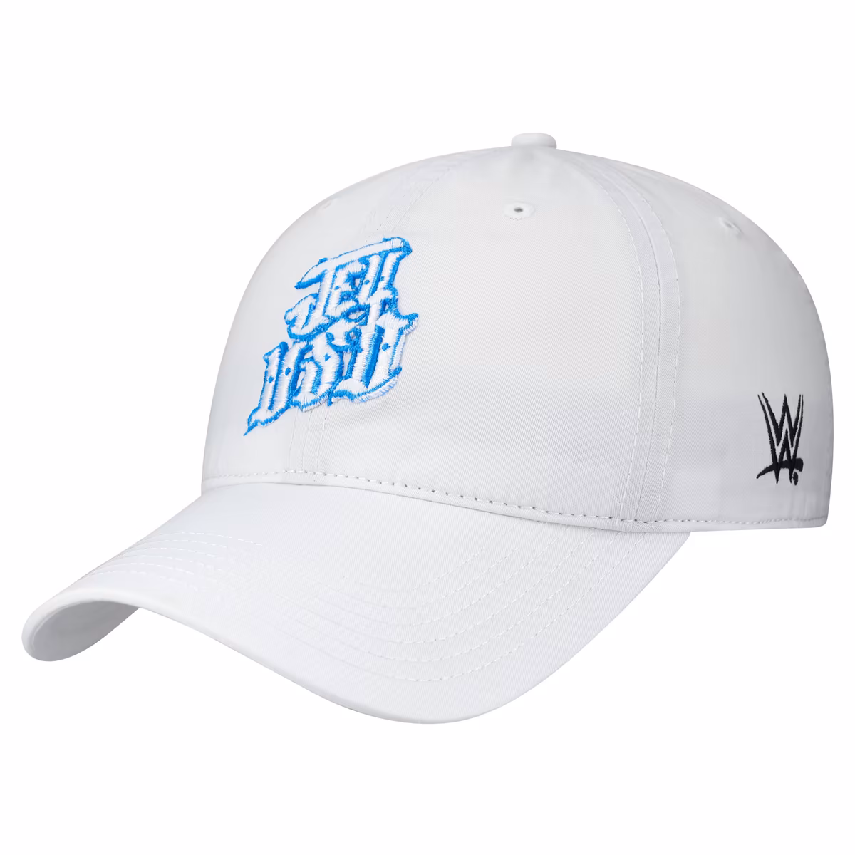 Men's White Jey Uso WWE Stacked Wordmark Terra Twill Adjustable Hat 2 Men's White Jey Uso WWE Stacked Wordmark Terra Twill Adjustable Hat