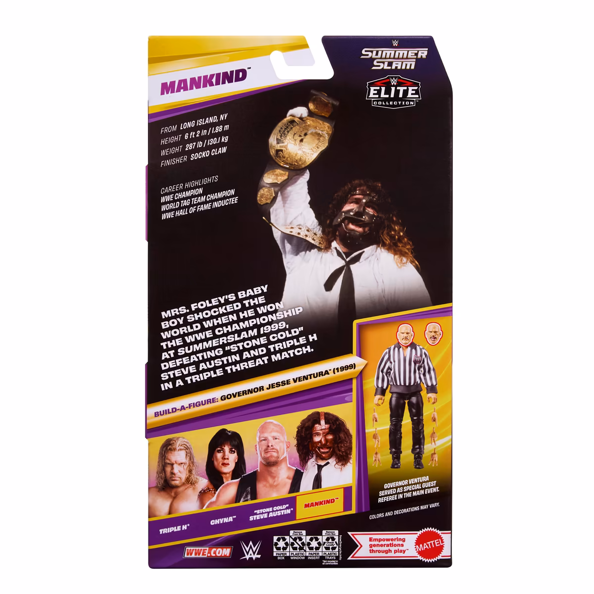 Mankind WWE Mattel 2026 SummerSlam Elite Collection Action Figure 3 Mankind WWE Mattel 2026 SummerSlam Elite Collection Action Figure