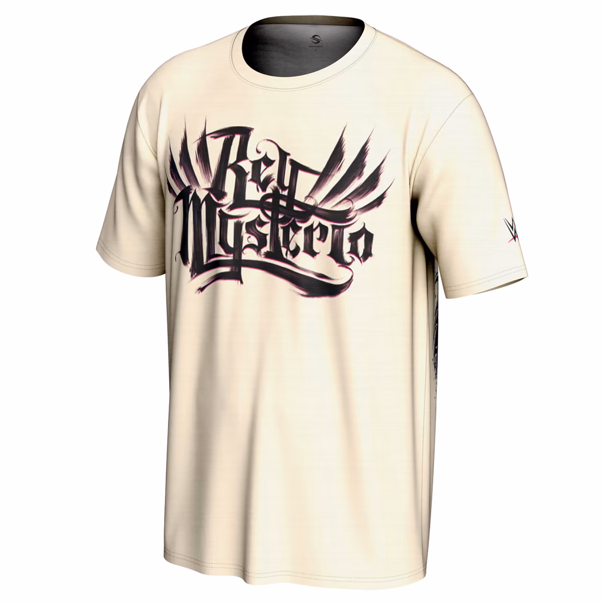 Men's ProSphere Cream Rey Mysterio Graffiti Mask T-Shirt 3 Men's ProSphere Cream Rey Mysterio Graffiti Mask T-Shirt