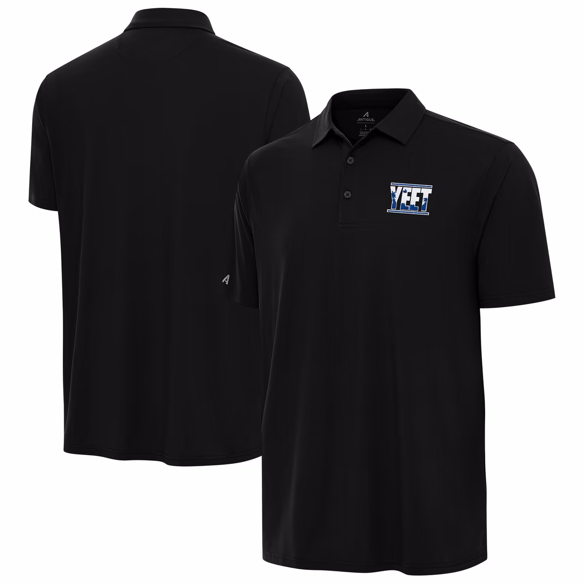 Men's Antigua Black Jey Uso Era Polo 2 Men's Antigua Black Jey Uso Era Polo