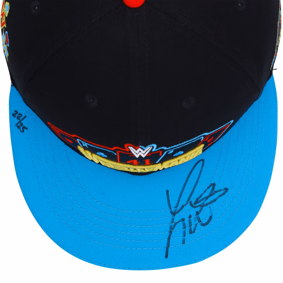 Liv Morgan WWE Autographed WrestleMania 41 Blue Brim Snapback Cap - Limited Edition of 25 3 Liv Morgan WWE Autographed WrestleMania 41 Blue Brim Snapback Cap - Limited Edition of 25