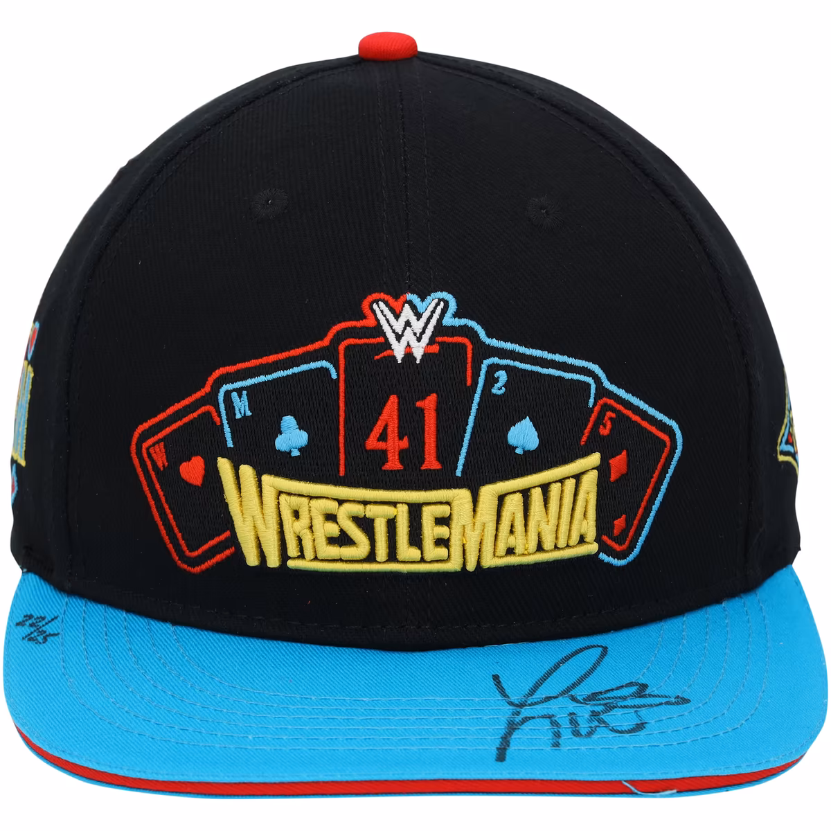 Liv Morgan WWE Autographed WrestleMania 41 Blue Brim Snapback Cap - Limited Edition of 25 4 Liv Morgan WWE Autographed WrestleMania 41 Blue Brim Snapback Cap - Limited Edition of 25
