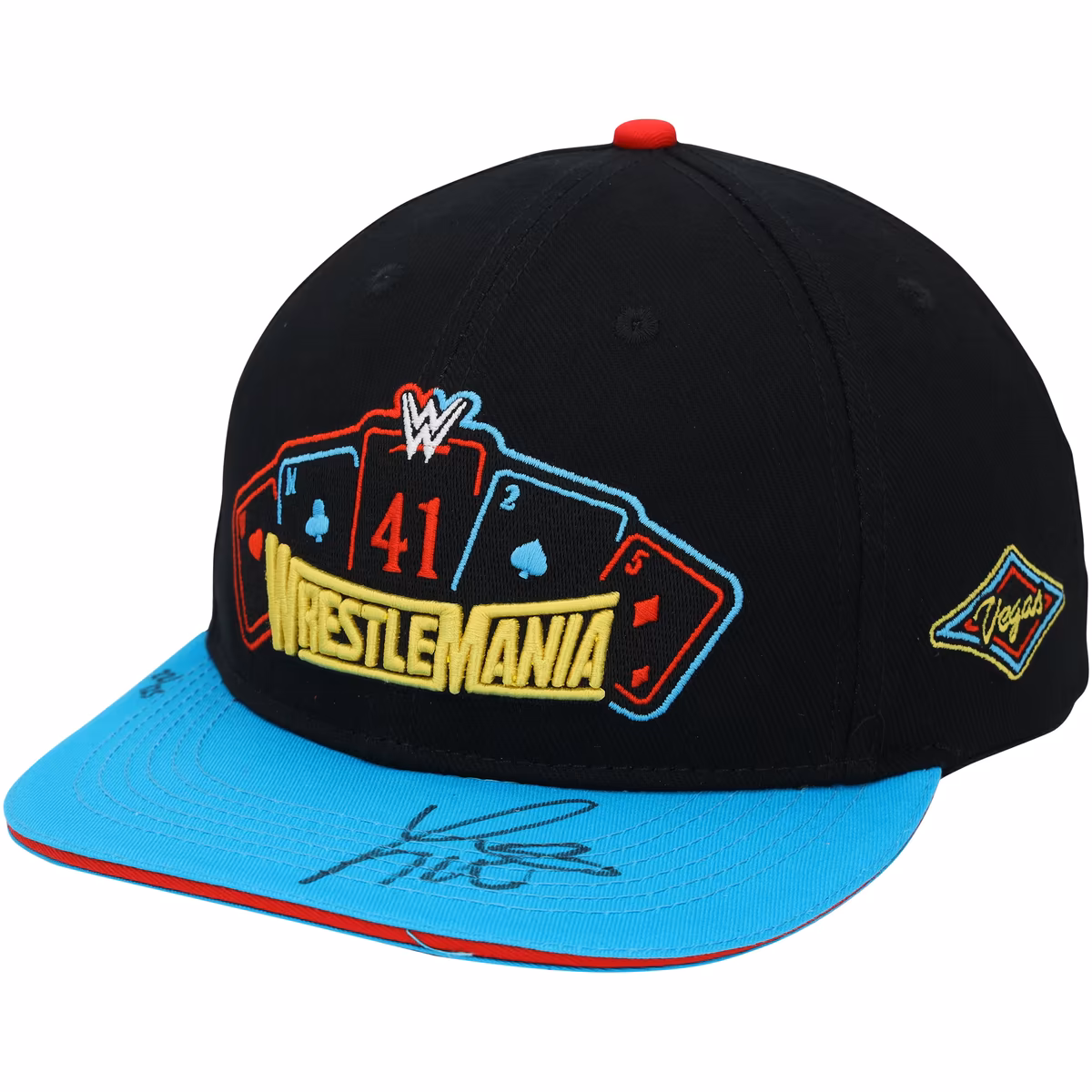 Liv Morgan WWE Autographed WrestleMania 41 Blue Brim Snapback Cap - Limited Edition of 25 5 Liv Morgan WWE Autographed WrestleMania 41 Blue Brim Snapback Cap - Limited Edition of 25