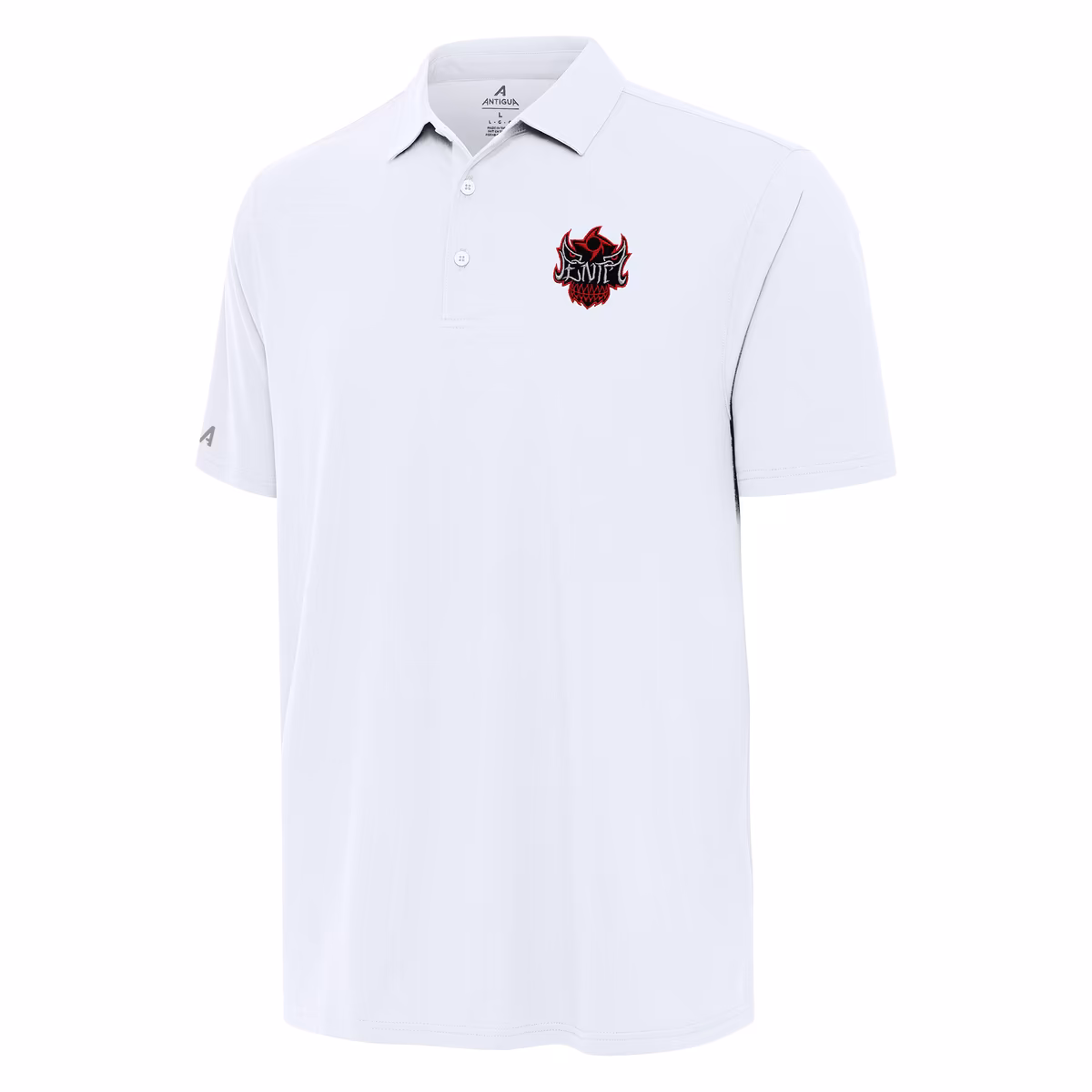Men's Antigua White Penta Era Polo 3 Men's Antigua White Penta Era Polo