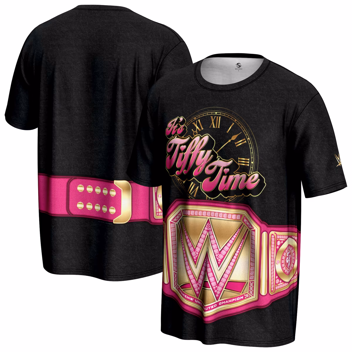 Men's ProSphere Black Tiffany Stratton Tiffy Time T-Shirt 1 Men's ProSphere Black Tiffany Stratton Tiffy Time T-Shirt