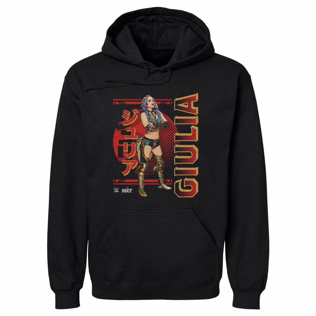 Men's 500 Level  Black Giulia Pose Pullover Hoodie