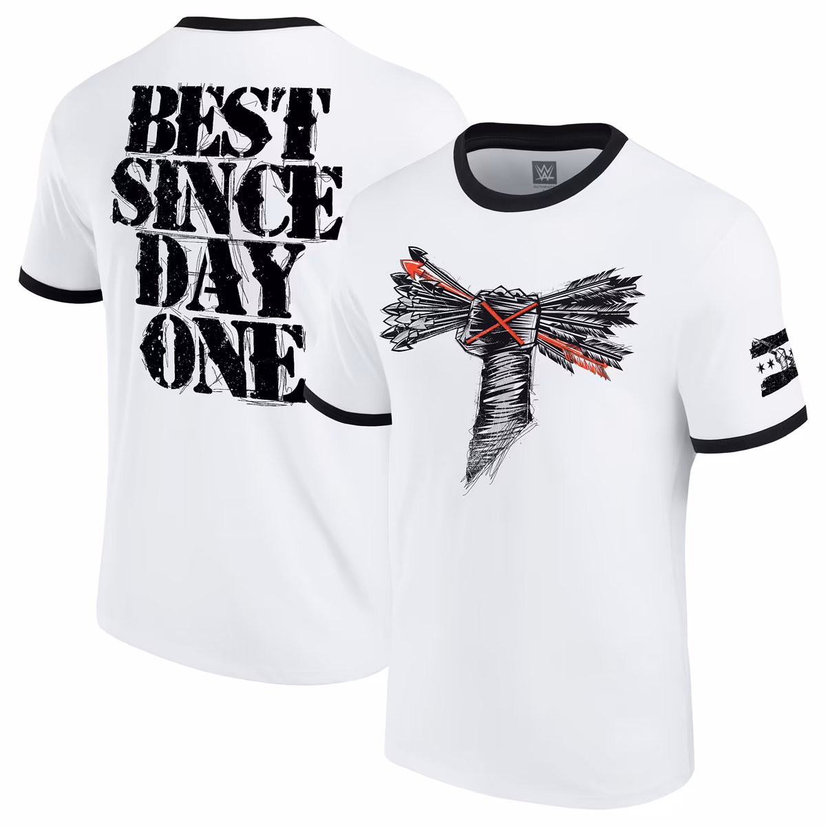 Men's White CM Punk Best Since Day One Retro T-Shirt