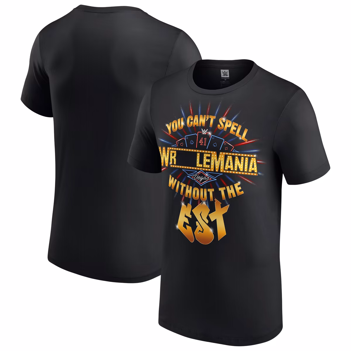 Men's Black Bianca Belair You Can't Spell WrestleMania Without The EST T-Shirt