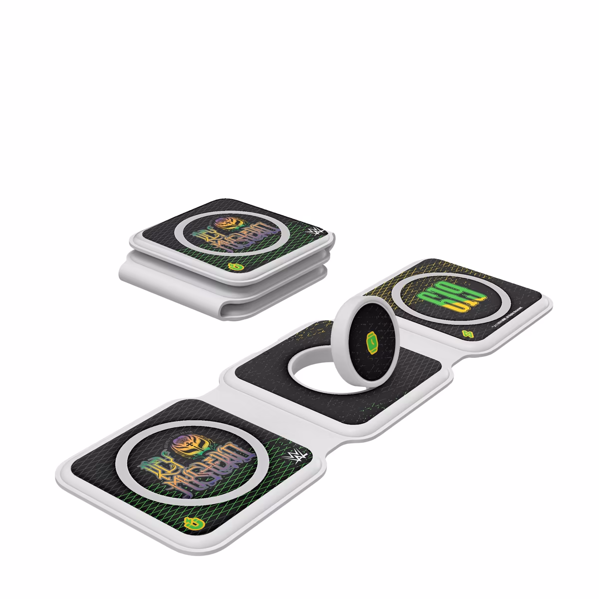 Keyscaper White Rey Mysterio 3-in-1 Foldable Charger 1 Keyscaper White Rey Mysterio 3-in-1 Foldable Charger