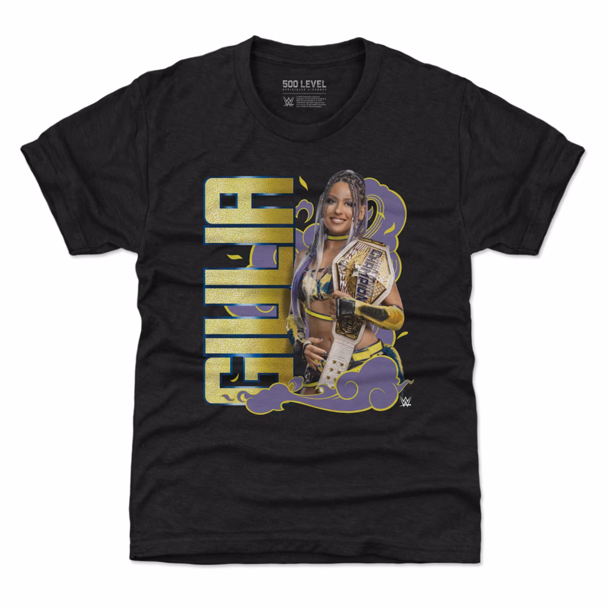 Youth 500 Level Heather Black Giulia Smoke T-Shirt