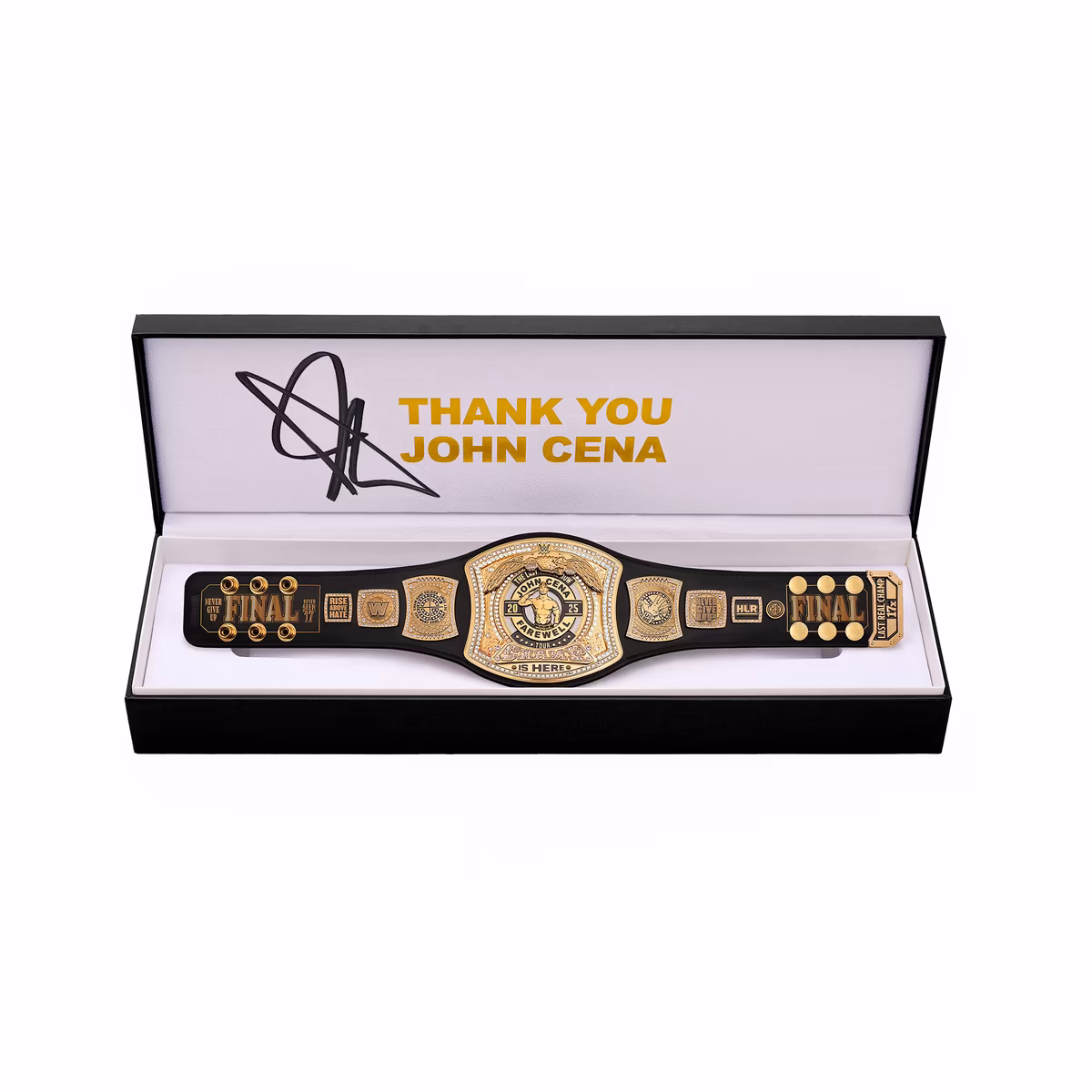 John Cena WWE Autographed Thank You Cena Mini Title In Gift Box - Limited Edition of 200 3 John Cena WWE Autographed Thank You Cena Mini Title In Gift Box - Limited Edition of 200