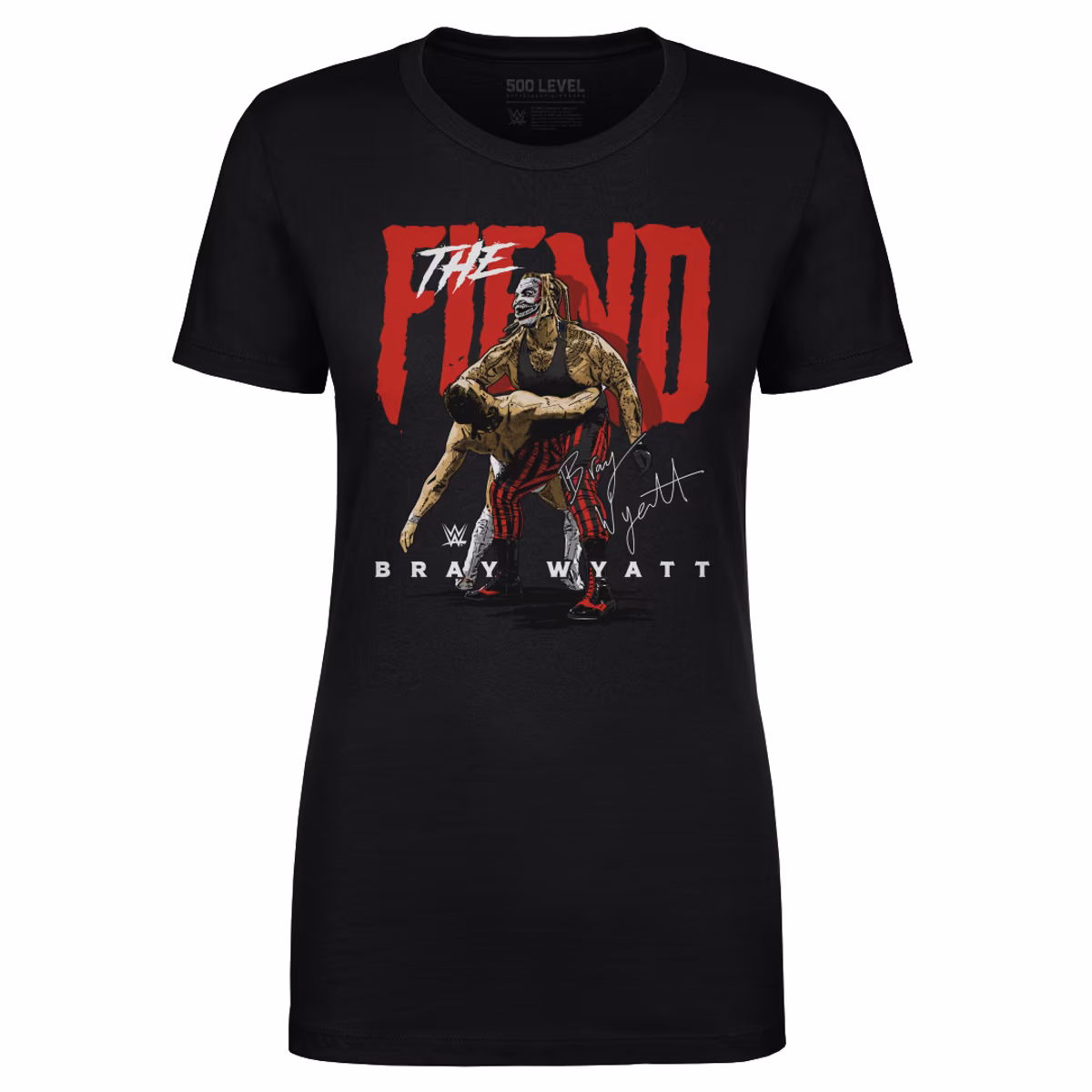 Women's 500 Level Black Bray Wyatt The Fiend T-Shirt 1 Women's 500 Level Black Bray Wyatt The Fiend T-Shirt