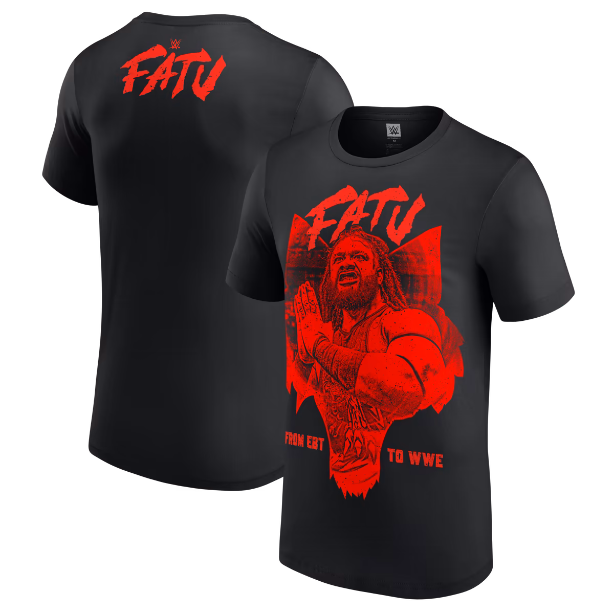 Men's  Black Jacob Fatu From EBT to WWE T-Shirt
