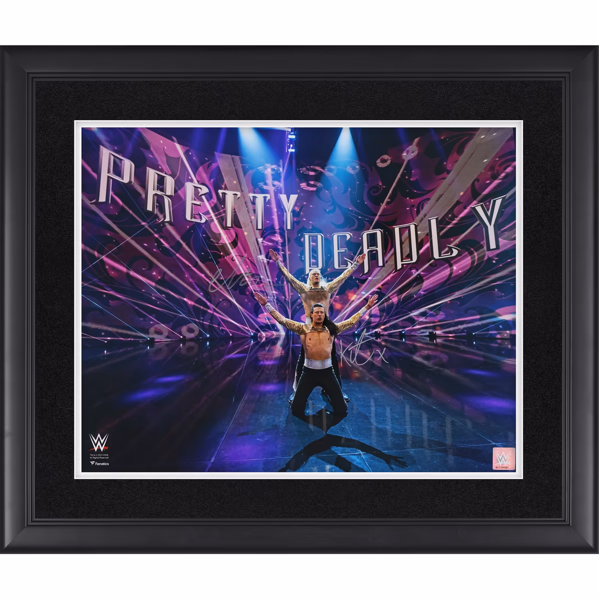 Pretty Deadly WWE Framed Autographed 16'' x 20'' Entrance Photograph 1 Pretty Deadly WWE Framed Autographed 16'' x 20'' Entrance Photograph