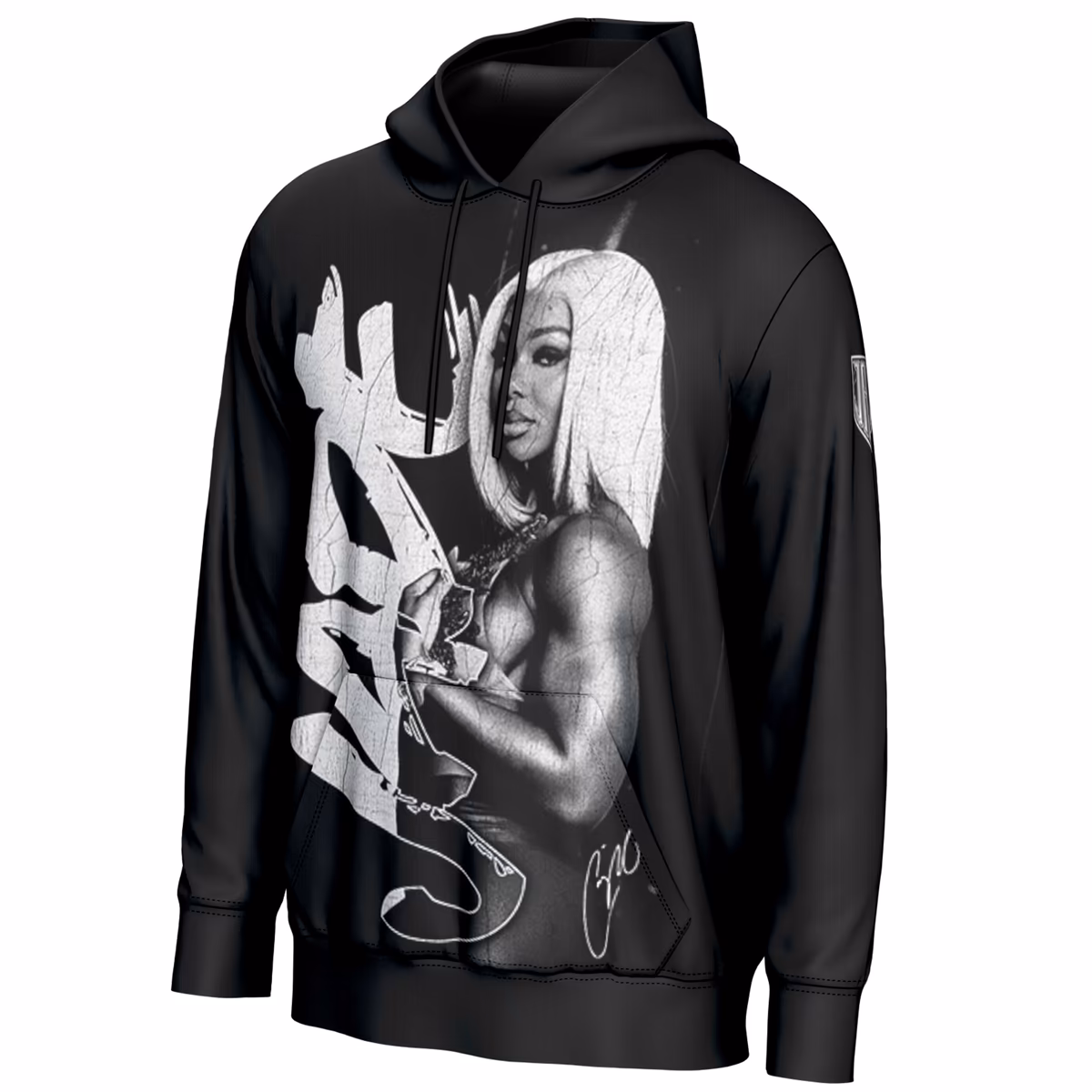 Men's ProSphere Black Jade Cargill Superstar Hoodie 3 Men's ProSphere Black Jade Cargill Superstar Hoodie