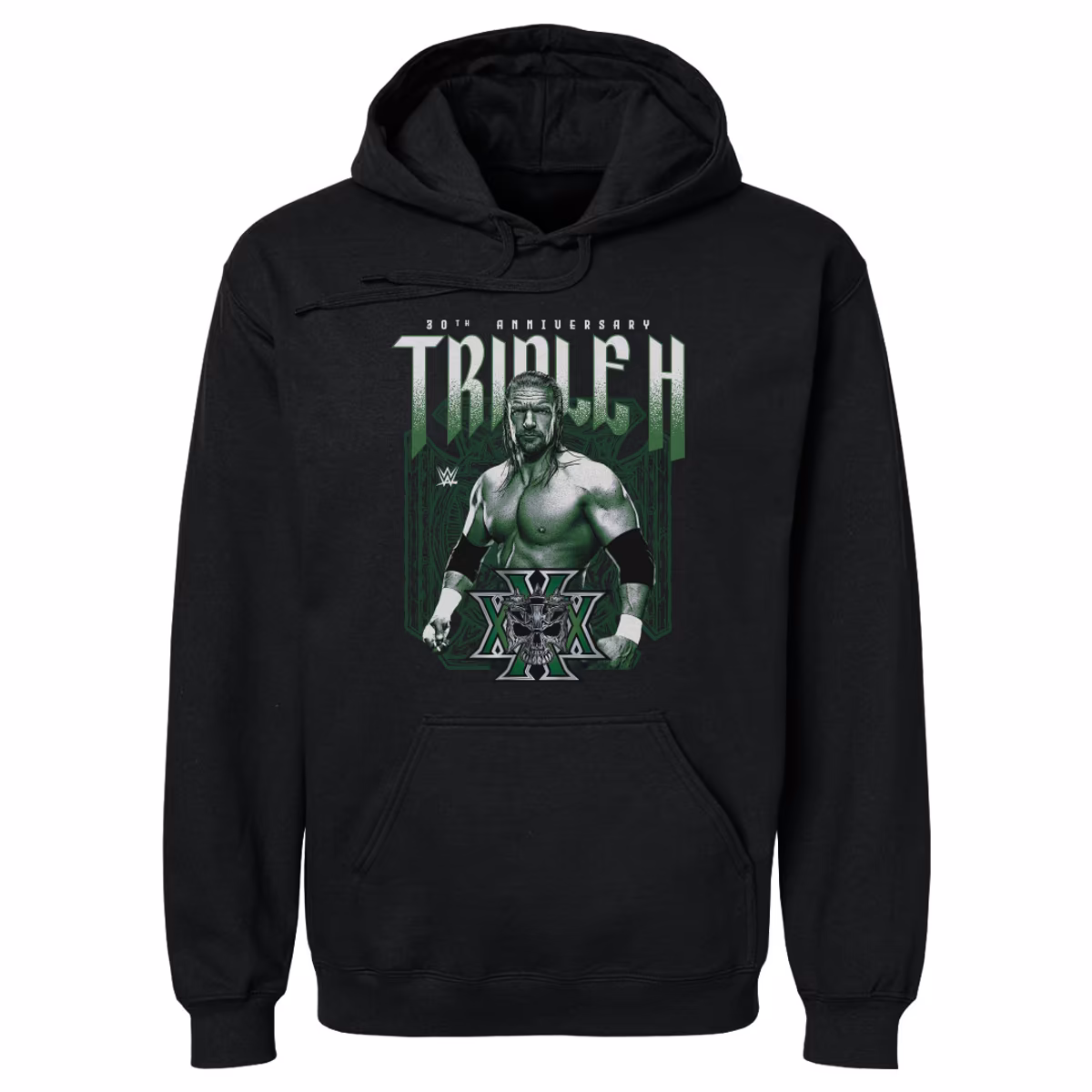 Men's 500 Level Black Triple H 30th Anniversary Pullover Hoodie 8 Men's 500 Level Black Triple H 30th Anniversary Pullover Hoodie