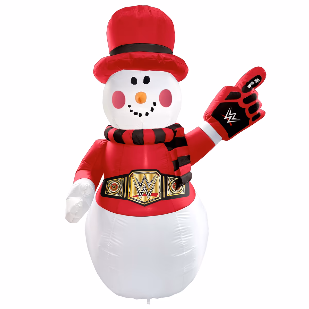 Logo Brands WWE Yard Inflatable Snowman 3 Logo Brands WWE Yard Inflatable Snowman