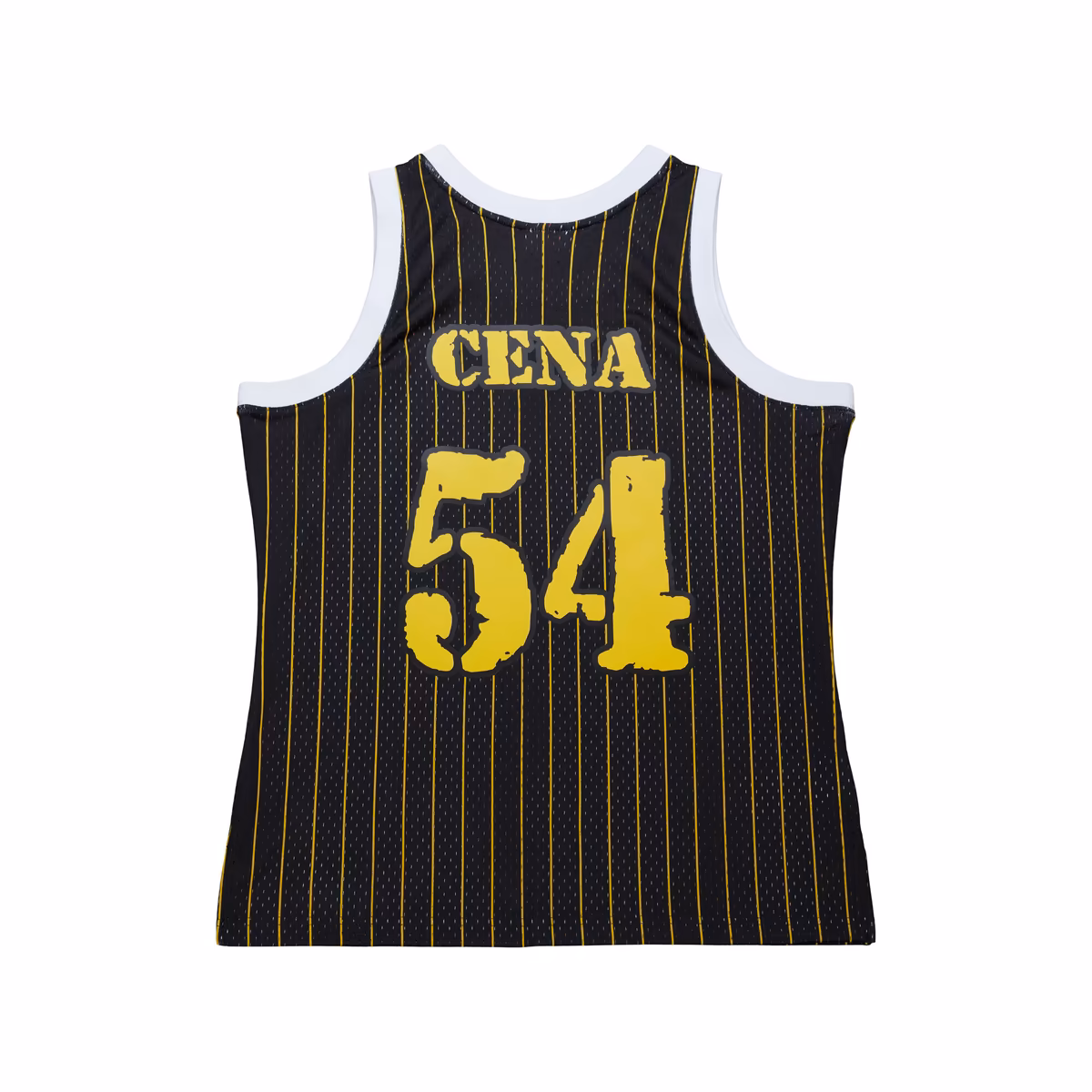 Men's Mitchell & Ness Black John Cena Chain Gang Battalion Basketball Jersey 4 Men's Mitchell & Ness Black John Cena Chain Gang Battalion Basketball Jersey