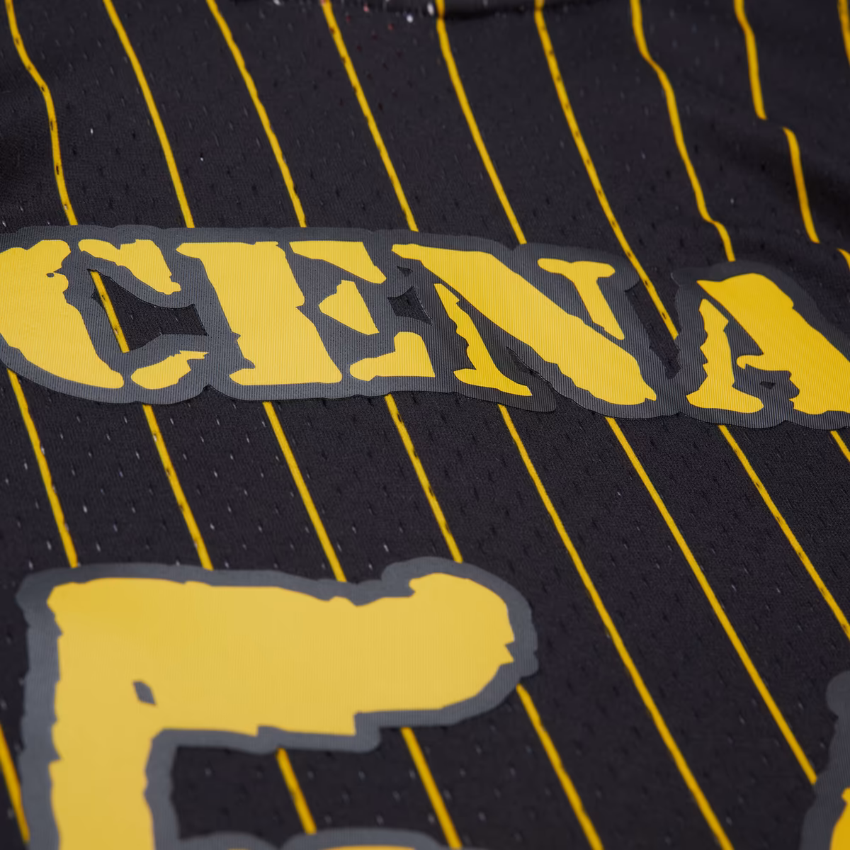 Men's Mitchell & Ness Black John Cena Chain Gang Battalion Basketball Jersey 9 Men's Mitchell & Ness Black John Cena Chain Gang Battalion Basketball Jersey