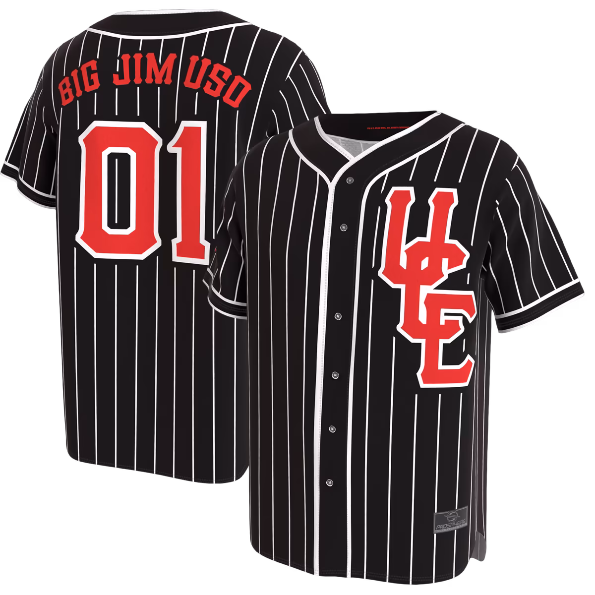 Youth ProSphere Black The Usos Baseball Jersey