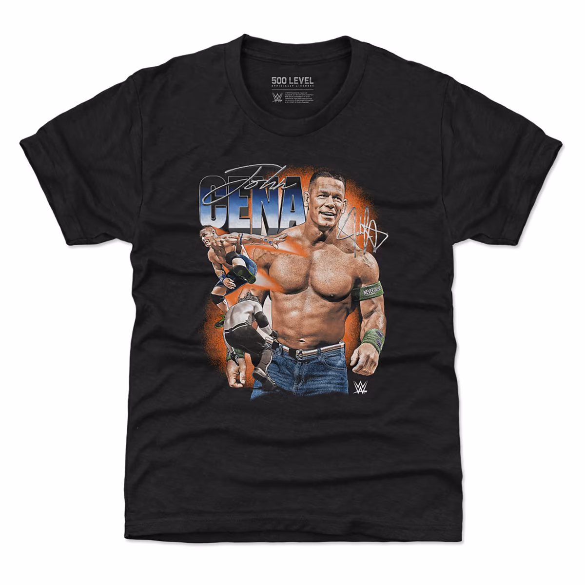 Youth 500 Level Heather Black John Cena Vintage Superstar Tri-Blend T-Shirt 18 Youth 500 Level Heather Black John Cena Vintage Superstar Tri-Blend T-Shirt