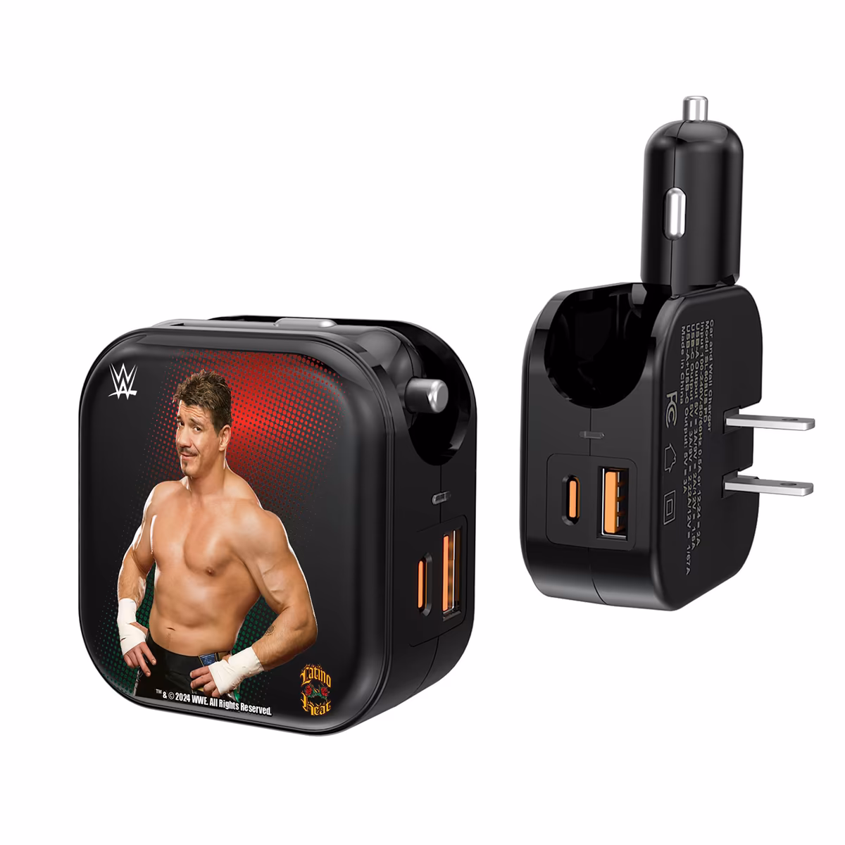 Keyscaper Eddie Guerrero 2-in-1 USB A/C Charger 1 Keyscaper Eddie Guerrero 2-in-1 USB A/C Charger