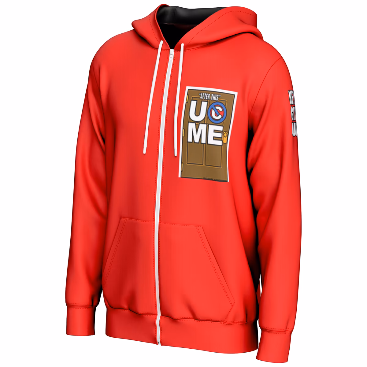 Men's ProSphere Red John Cena Farewell Tour Full-Zip Hoodie 3 Men's ProSphere Red John Cena Farewell Tour Full-Zip Hoodie