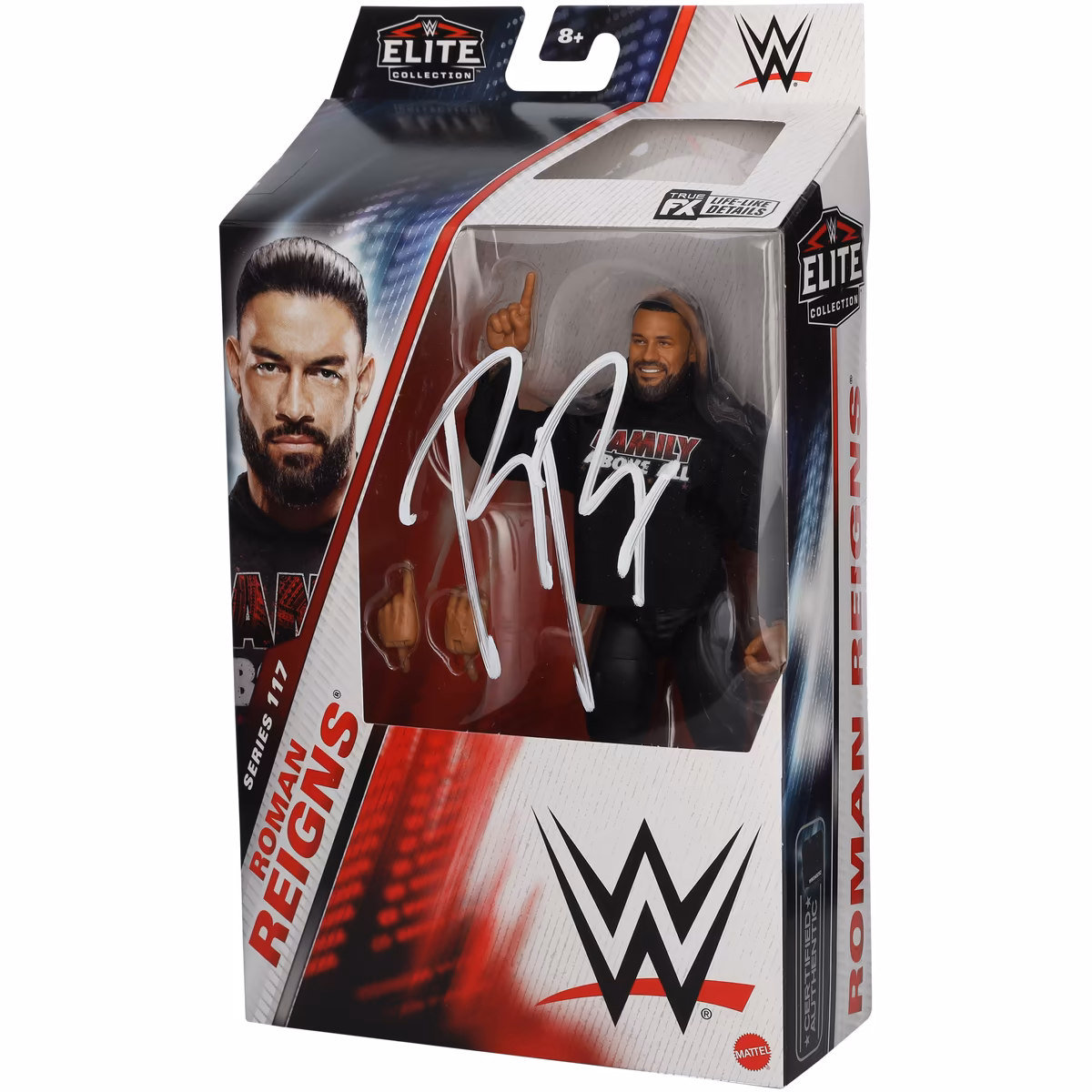 Roman Reigns WWE Autographed Mattel Elite Collection Series 117 Action Figure 1 Roman Reigns WWE Autographed Mattel Elite Collection Series 117 Action Figure