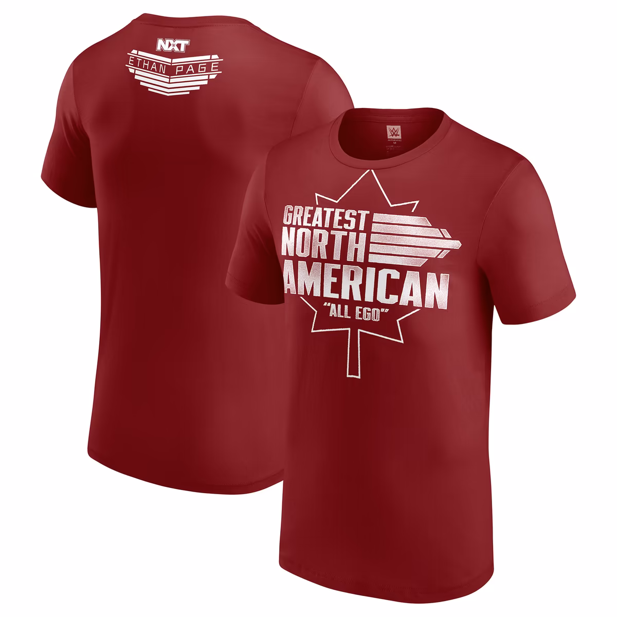 Men's Red Ethan Page Greatest North American T-Shirt 1 Men's Red Ethan Page Greatest North American T-Shirt