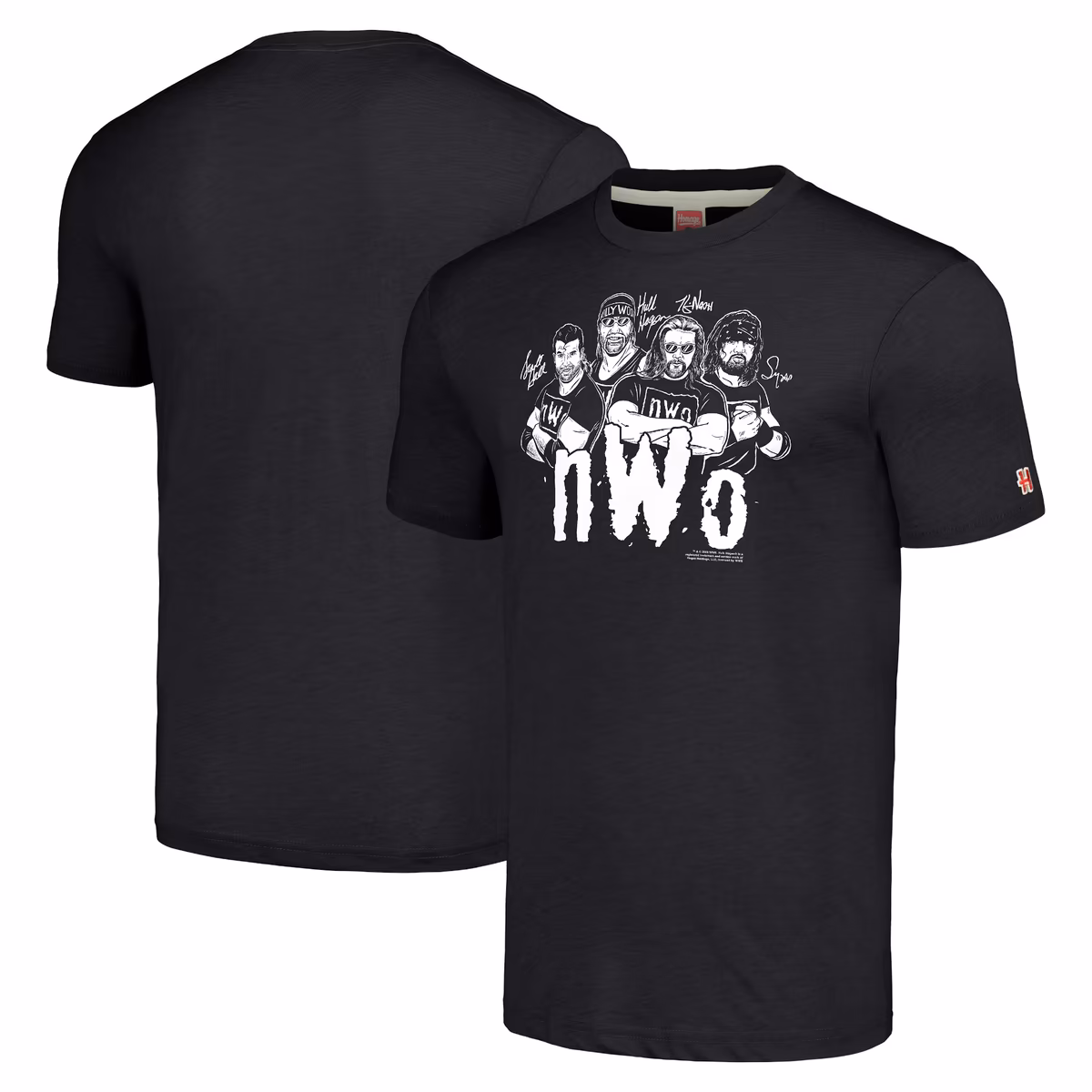 Men's Homage Black nWo Signature T-Shirt 2 Men's Homage Black nWo Signature T-Shirt