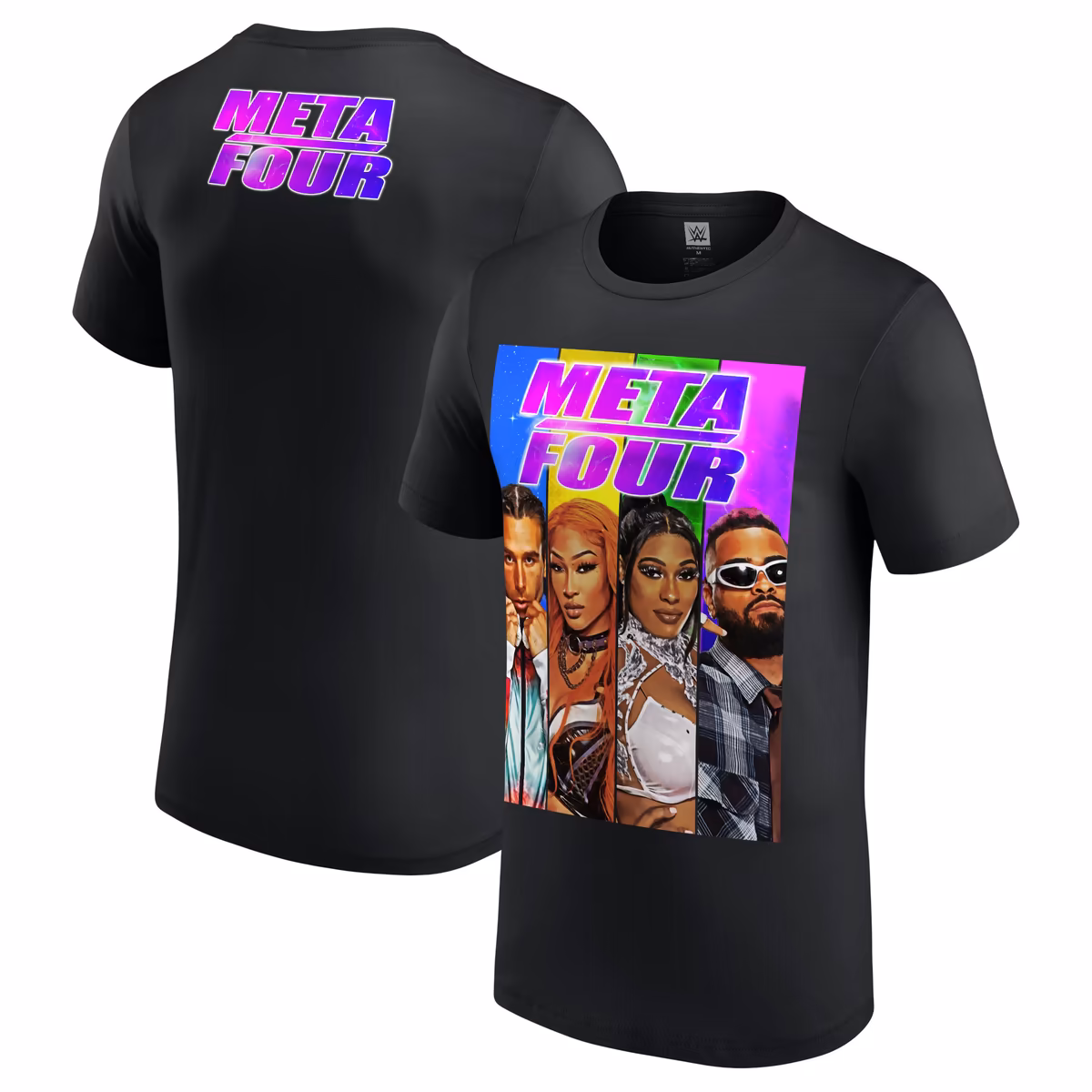 Men's Black Meta-Four T-Shirt 2 Men's Black Meta-Four T-Shirt