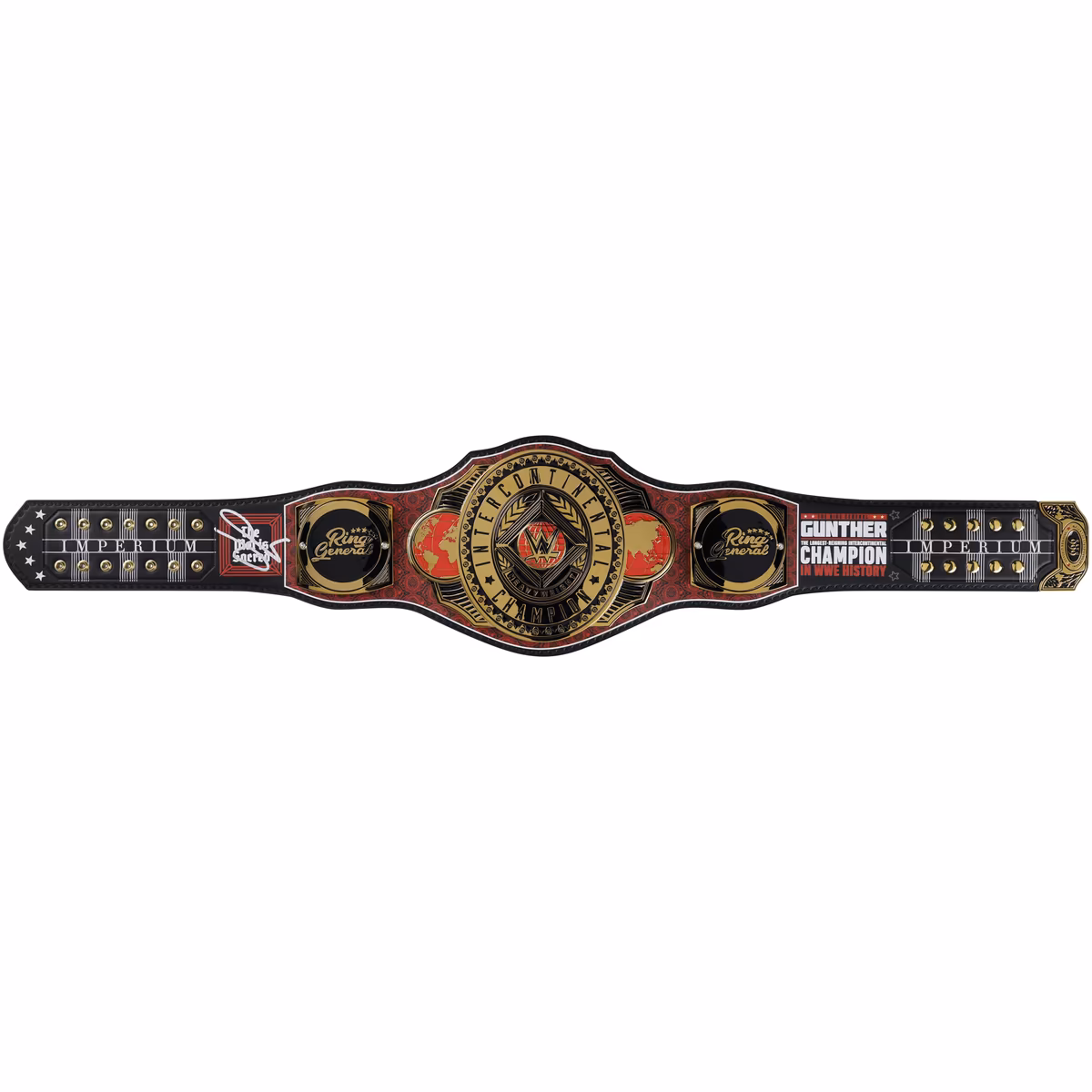 Gunther WWE Autographed Intercontinental Signature Series Championship Replica Title Belt 5 Gunther WWE Autographed Intercontinental Signature Series Championship Replica Title Belt